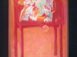 rote Blumenbank